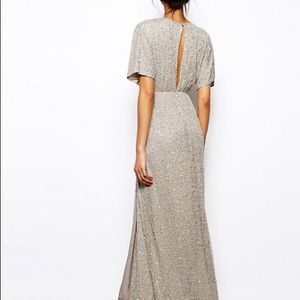 Asos Petite Sequin Kimono Dress